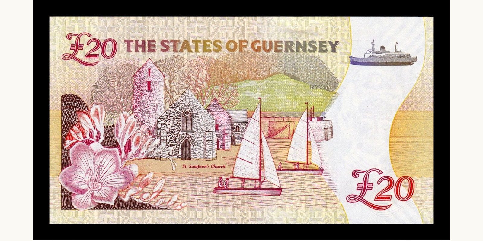 20 pounds Guernsey 2012 — Back side