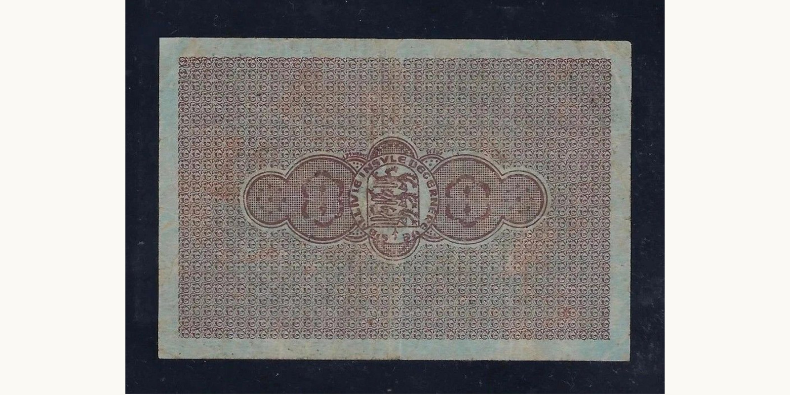 6 penny Guernsey 1942 — Back side