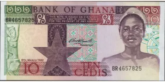 10 cedis 1982