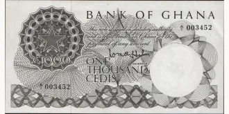 1000 cedis 1965