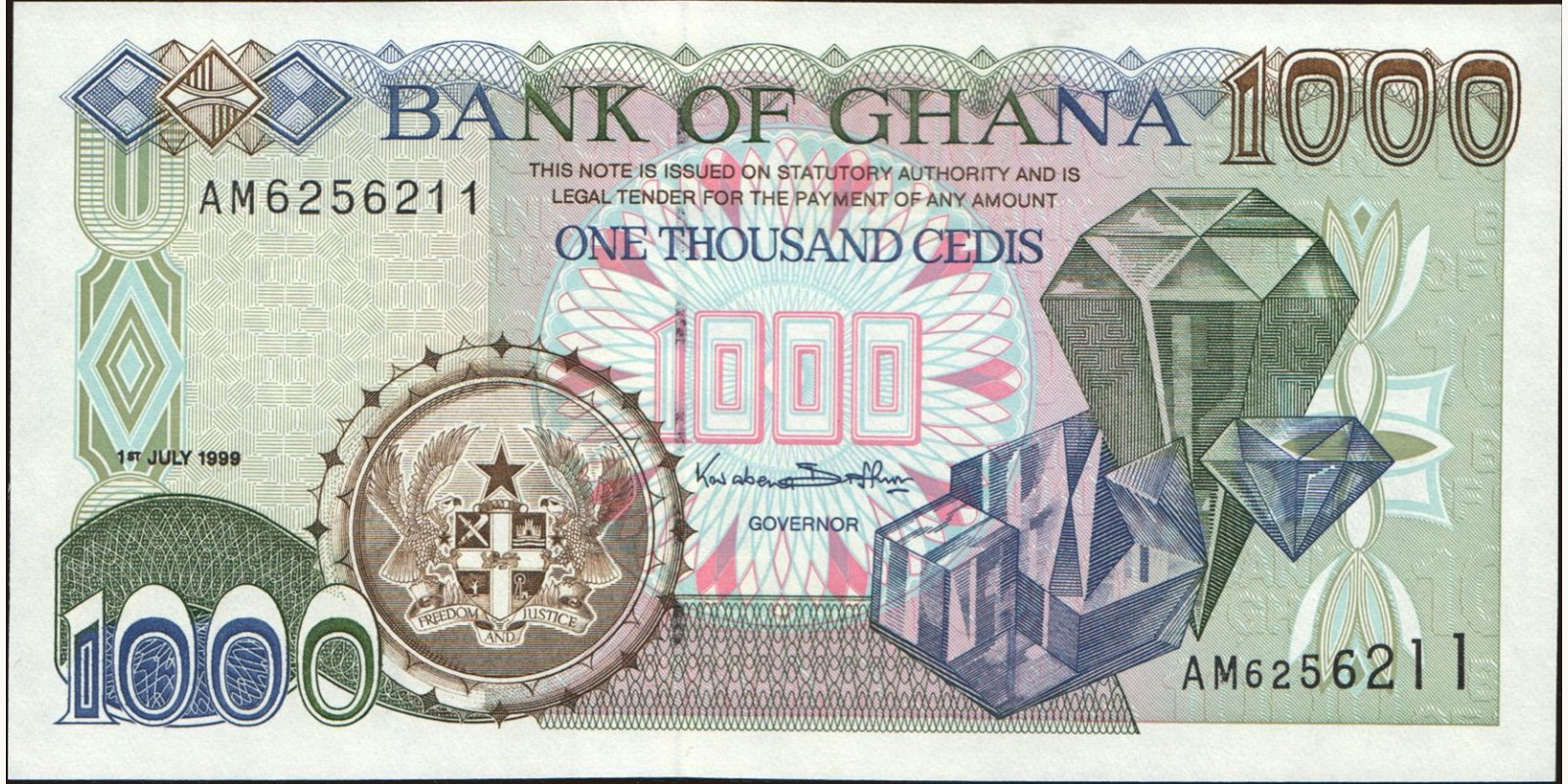 1000 cedis 1999