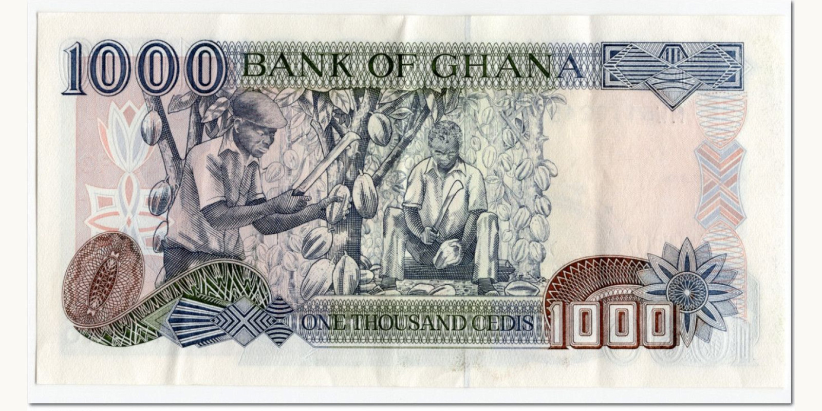 1000 cedis Гана 2003 — Оборотная сторона