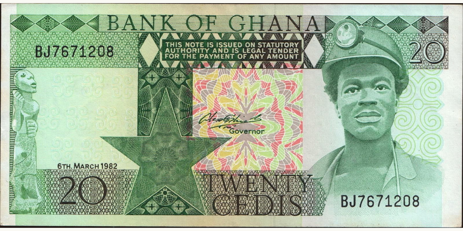 20 cedis 1982