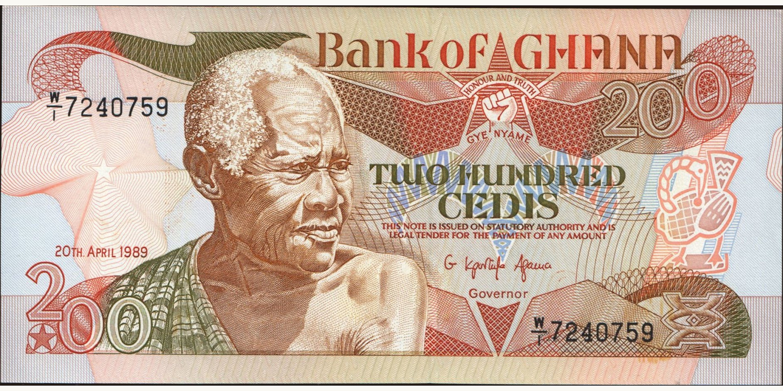 200 cedis 1989