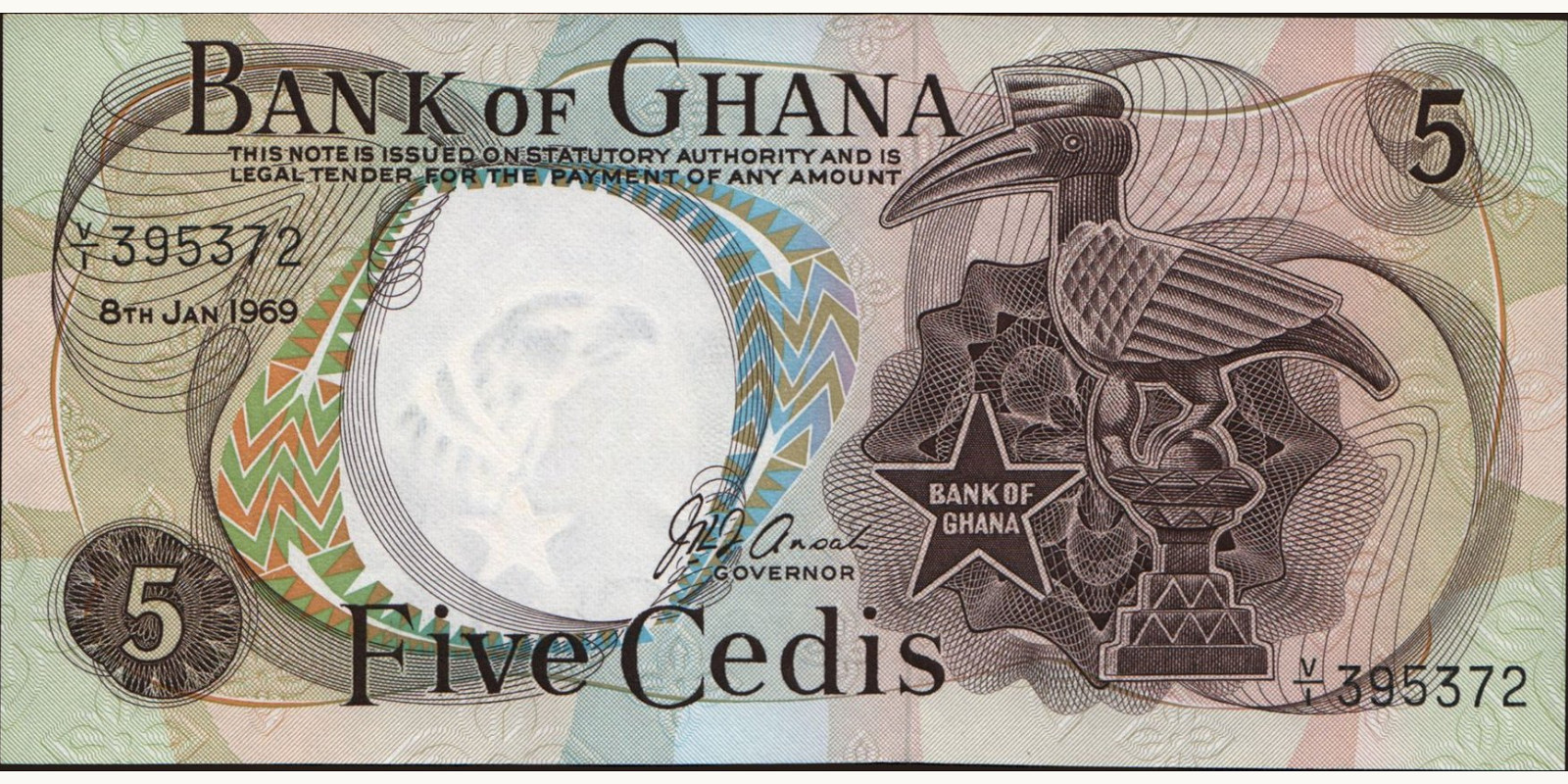 5 cedis 1969
