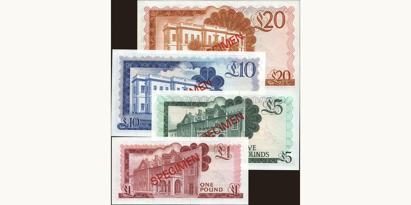 20 pounds Gibraltar 1975 — Back side