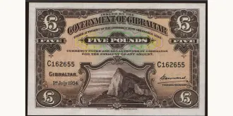 5 pounds 1954
