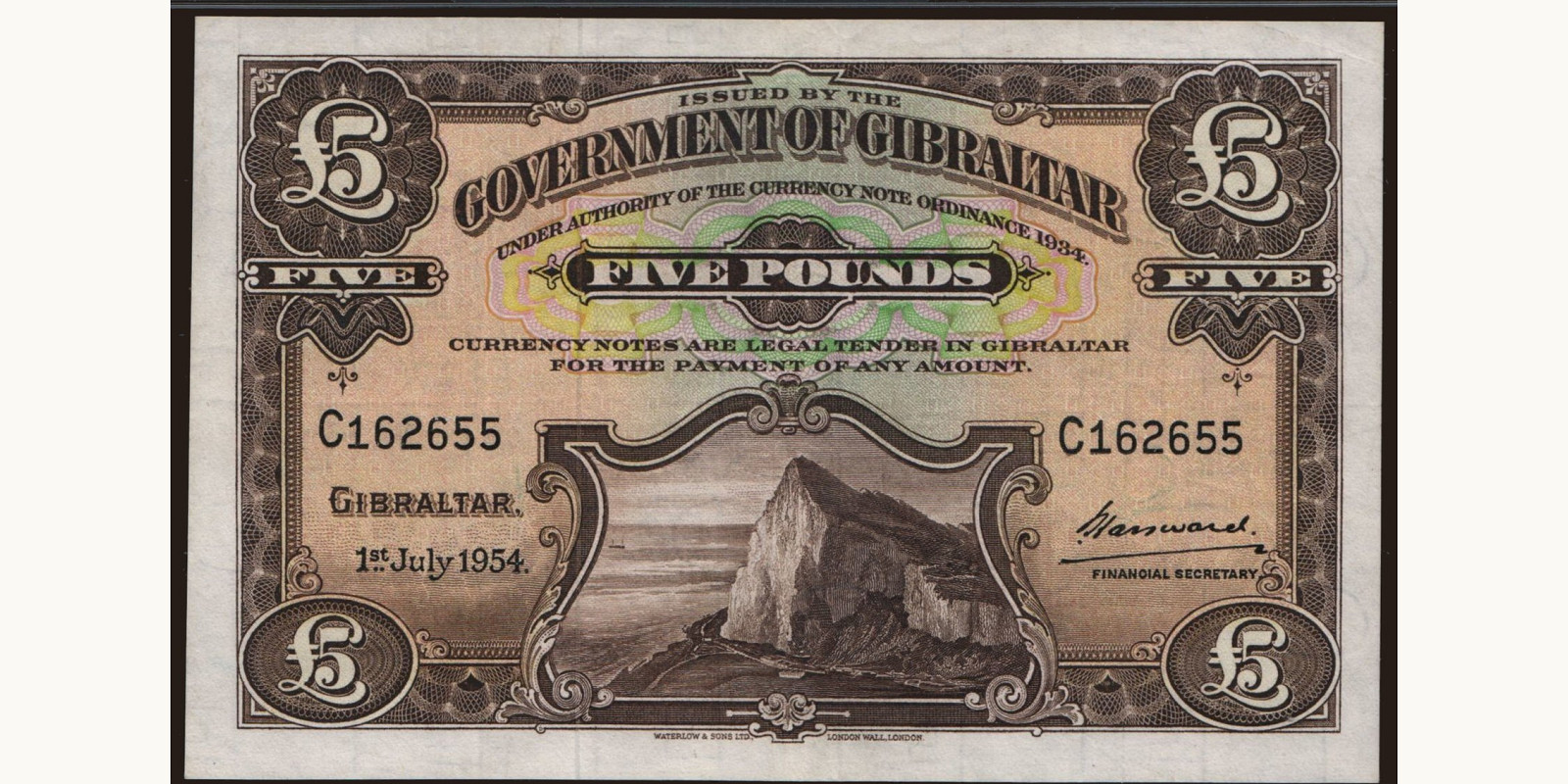 5 pounds 1954