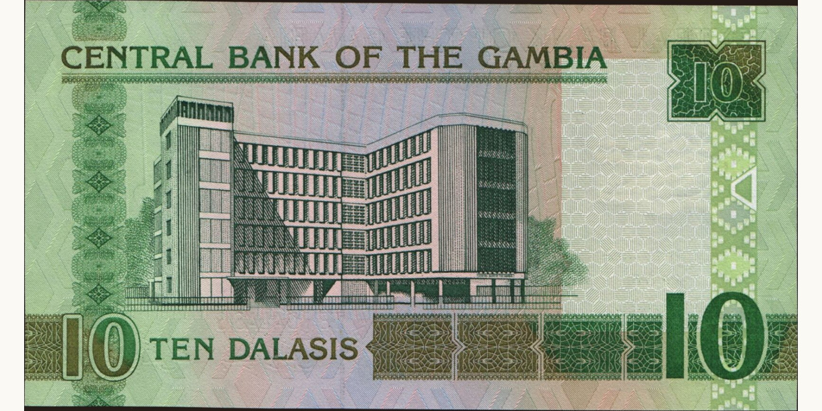 10 dalasis Gambia 2006 — Back side