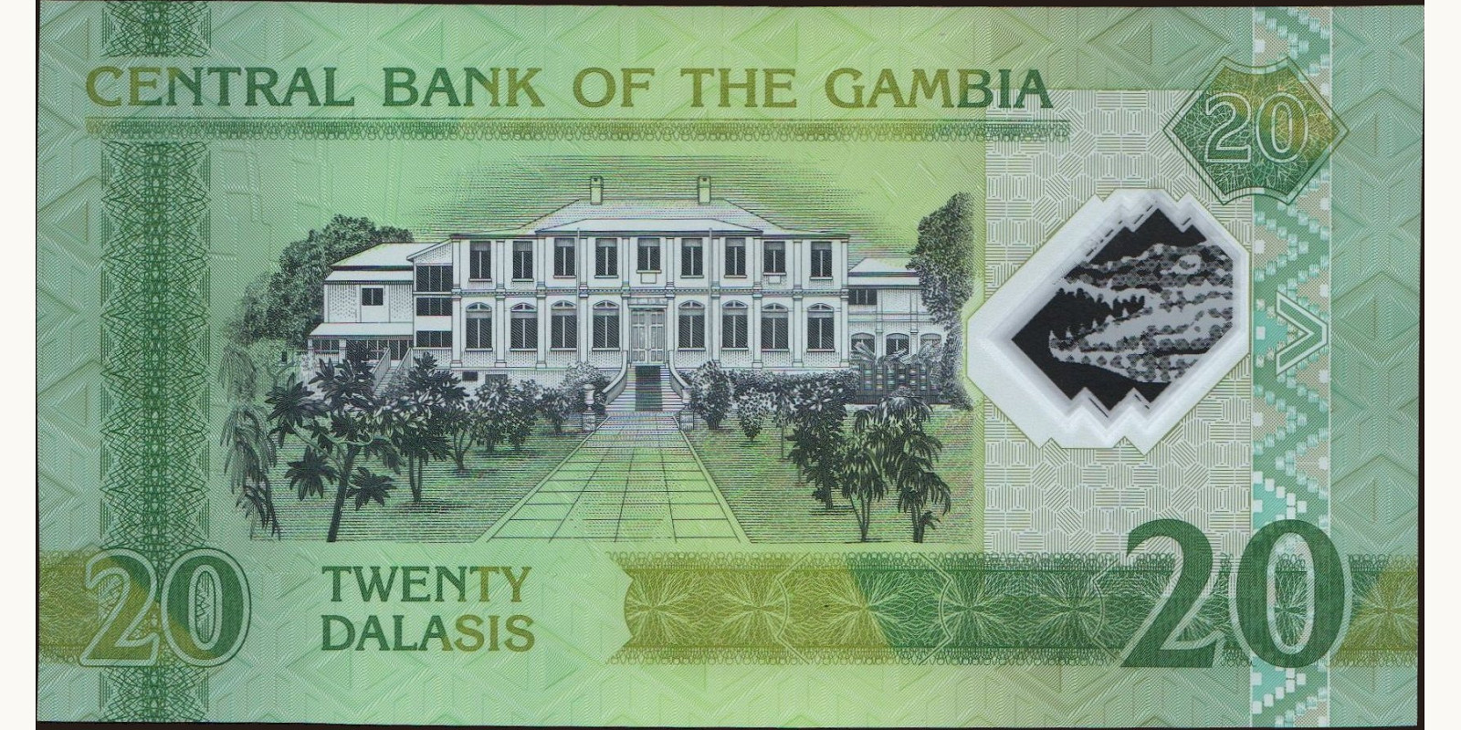 20 dalasis Gambia 2014 — Back side