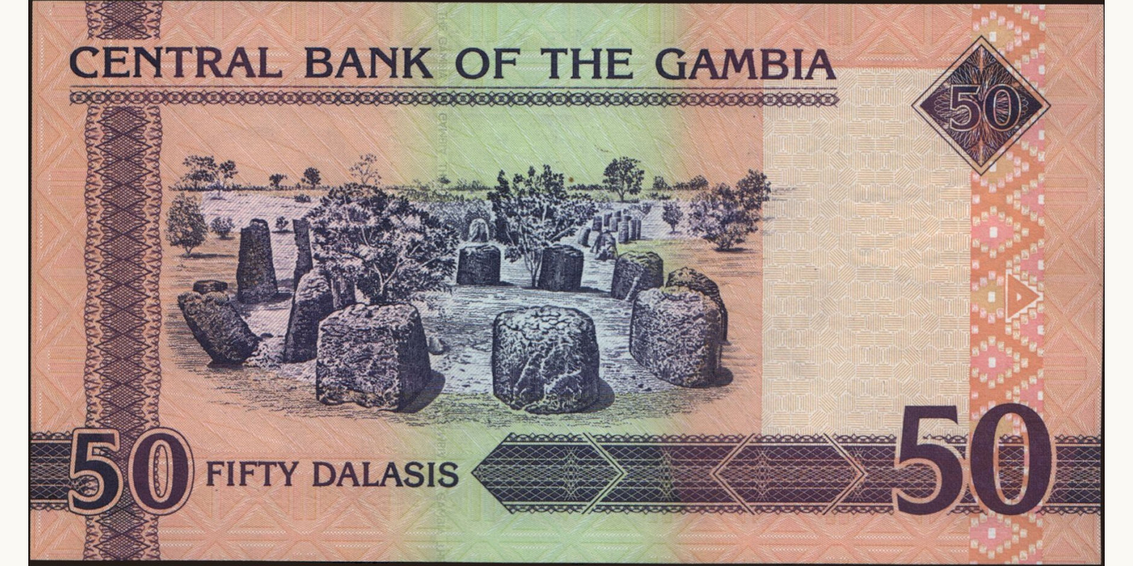 50 dalasis Gambia 2006 — Back side