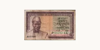 100 franc 1966