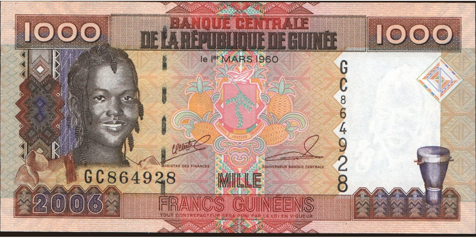 1000 franc 2006