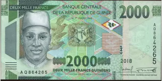 2018 franc 2000