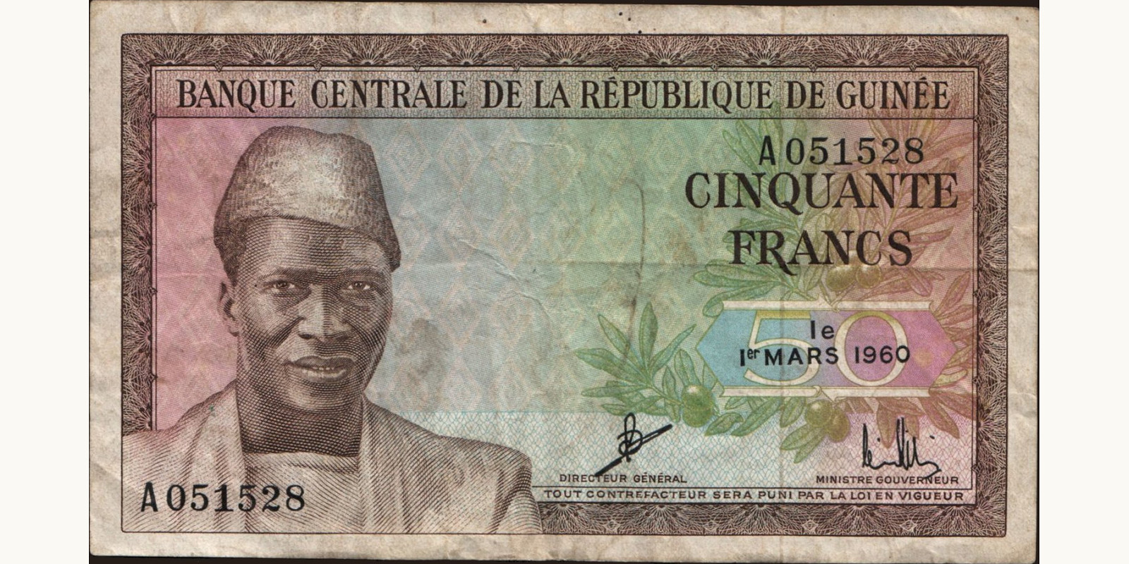 50 franc 1960