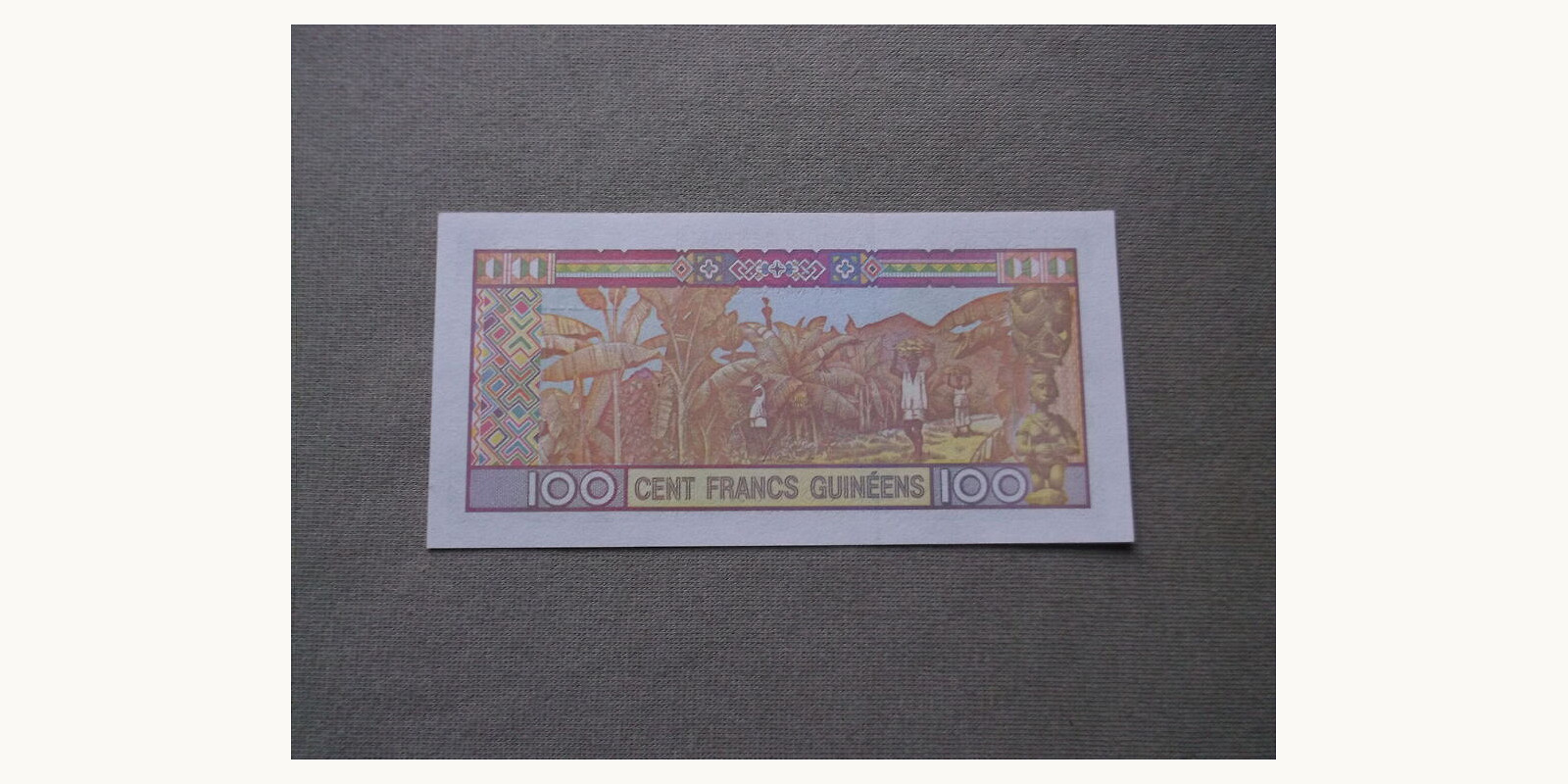100 franc Guinea 1998 — Back side