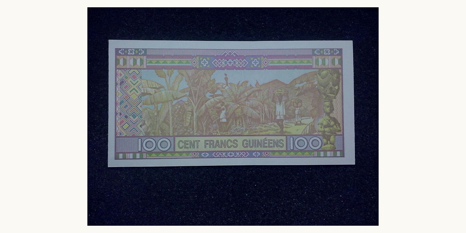 100 franc Гвинея 2015 — Оборотная сторона