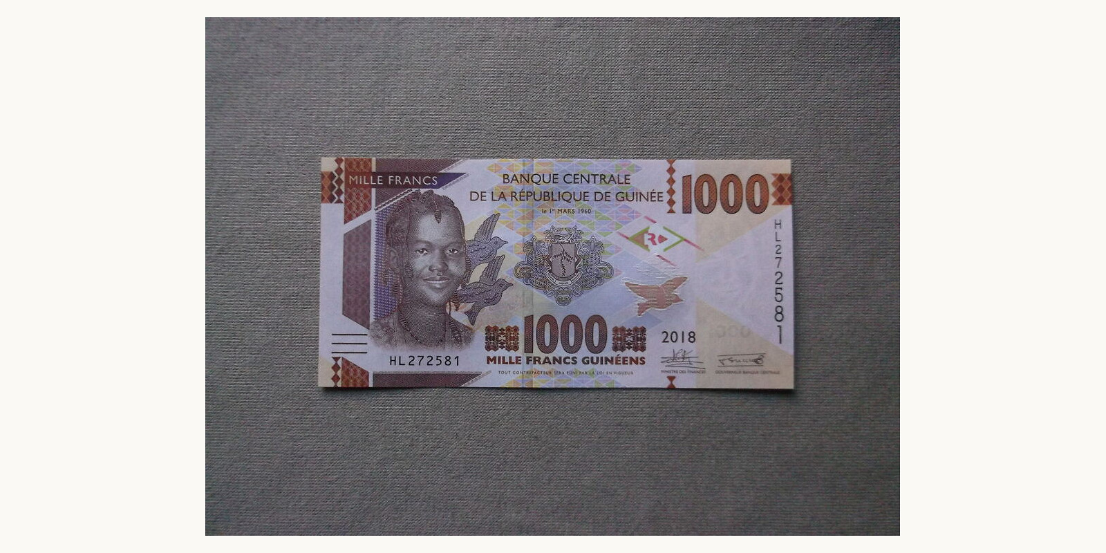 1000 franc 2018