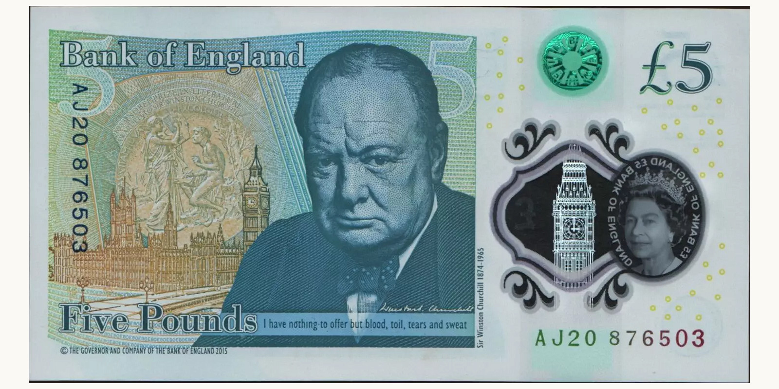 5 pounds South Georgia 2015 — Back side