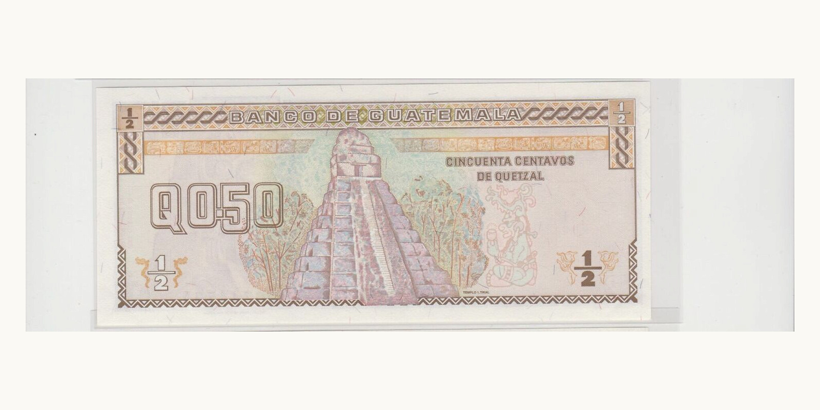 2 quetzales Guatemala 1996 — Back side