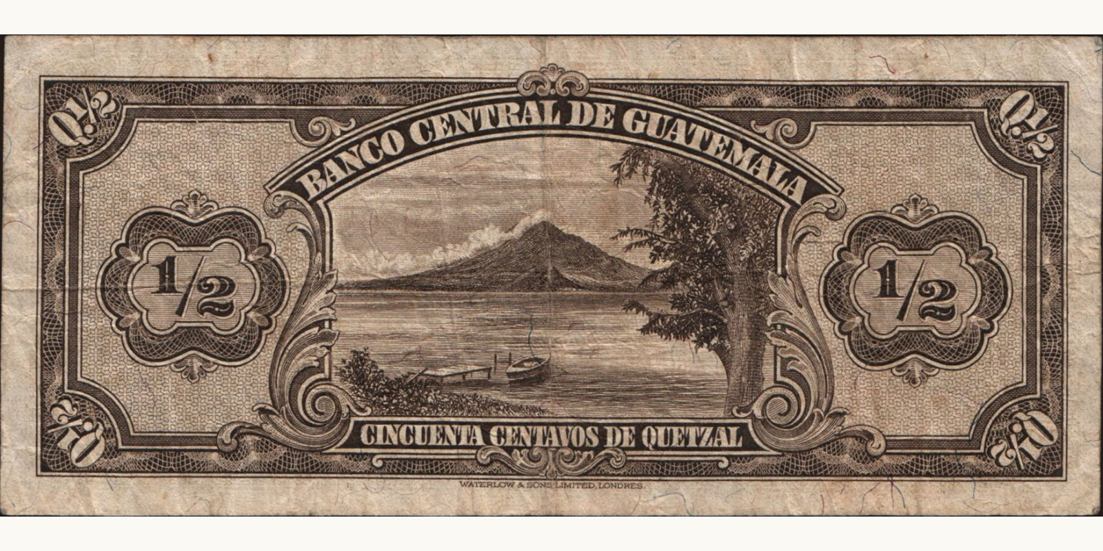 050 quetzales Гватемала 1942 — Оборотная сторона