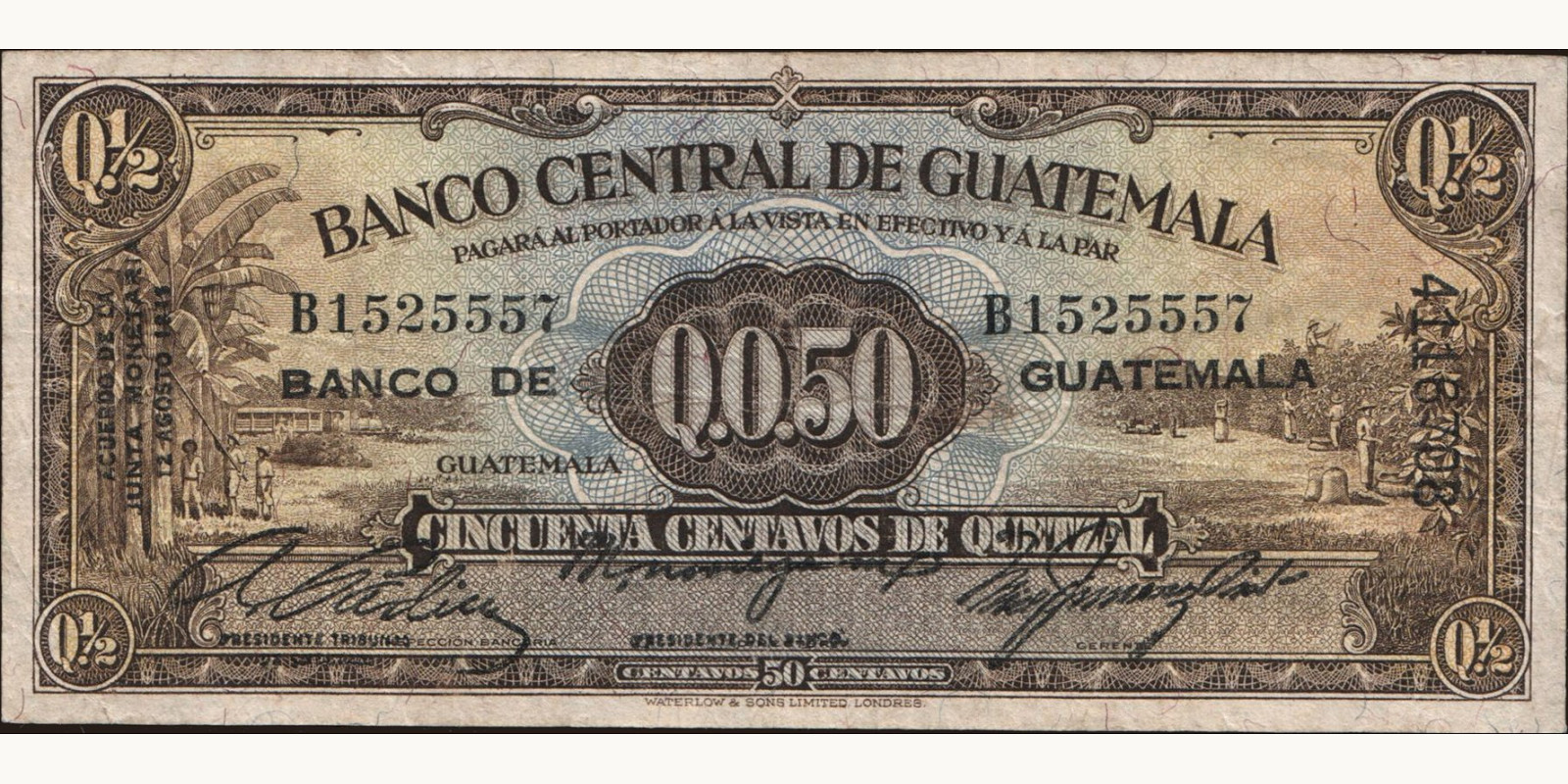 050 quetzales 1946