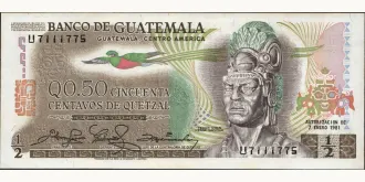 050 quetzales 1981