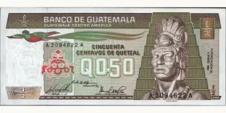050 quetzales 1983