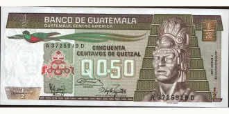 050 quetzales 1987