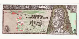 050 quetzales 1992