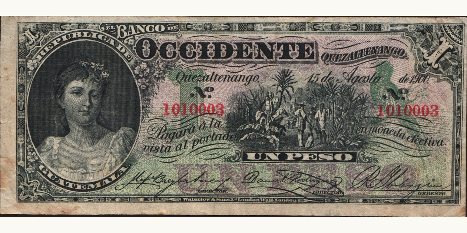 1 pesos 1900