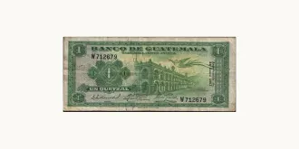 1 quetzales 1957