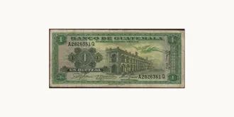 1 quetzales 1962