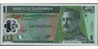 1 quetzales 2012
