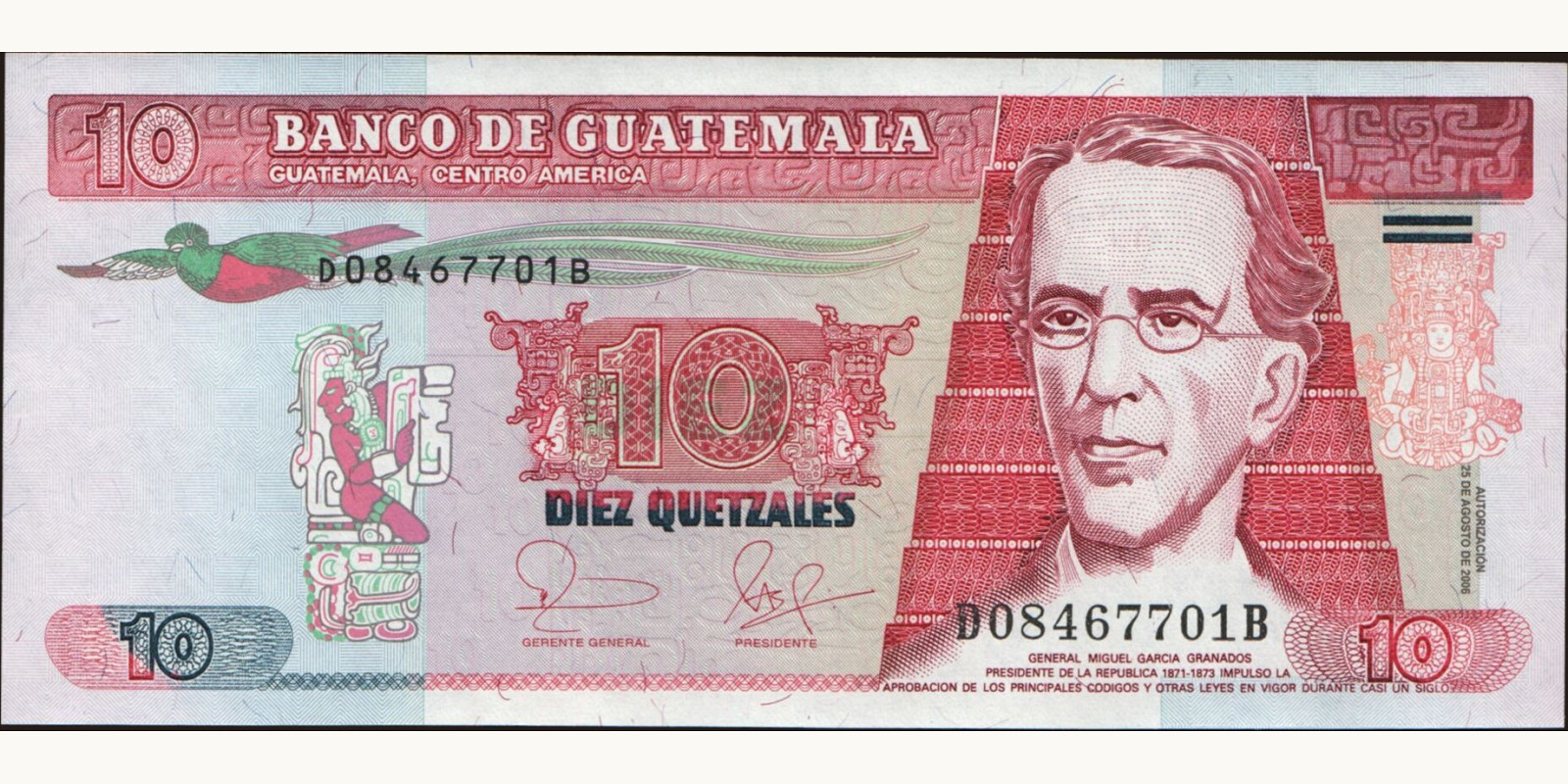 10 quetzales 2006