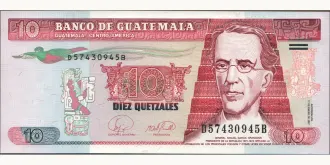 10 quetzales 2007