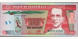 10 quetzales 2010