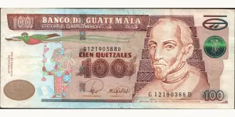 100 quetzales 2008