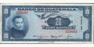 20 quetzales 1948