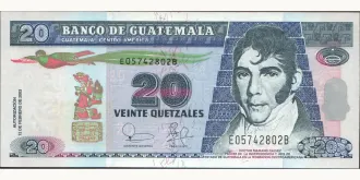 20 quetzales 2003