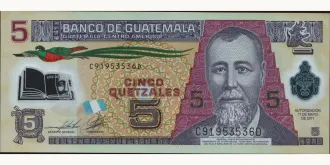 5 quetzales 2011