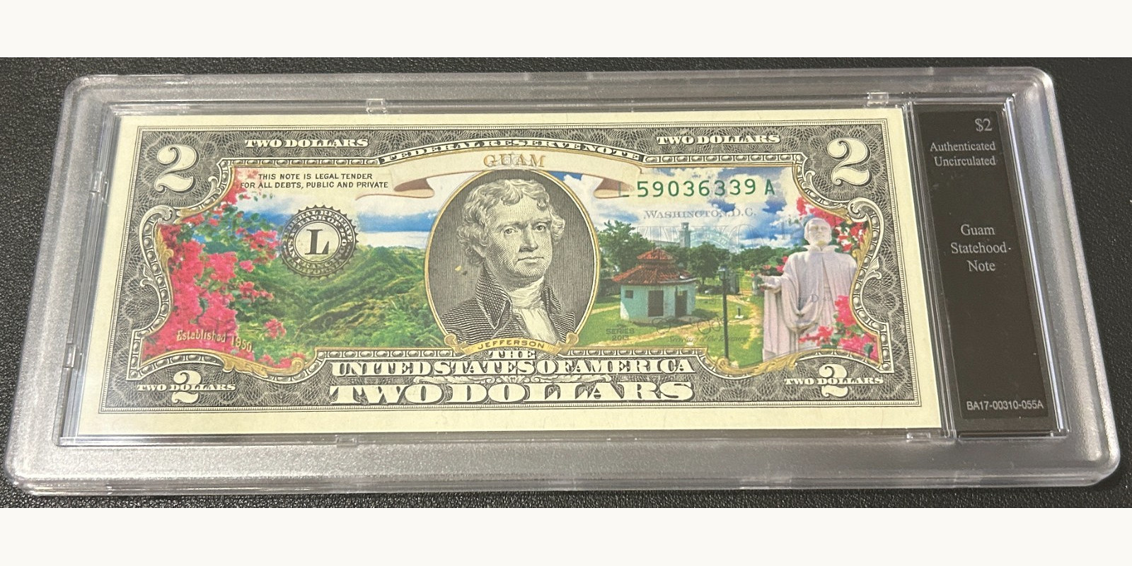 2 Dollar  Гуам 2013 — Лицевая сторона