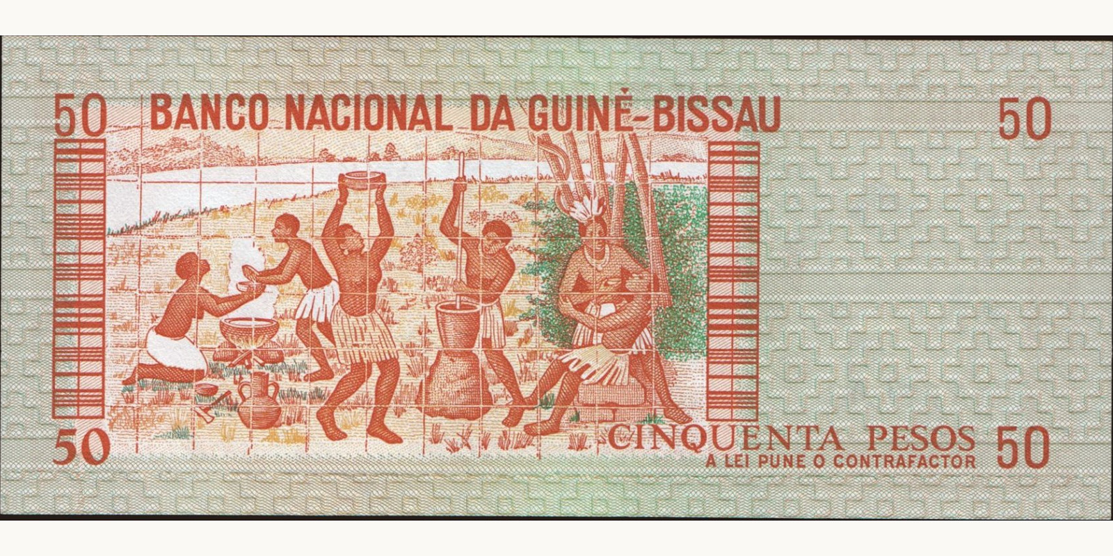 50 pesos Guinea-Bissau 1983 — Back side