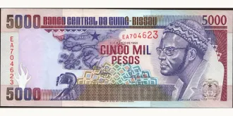 5000 pesos 1990