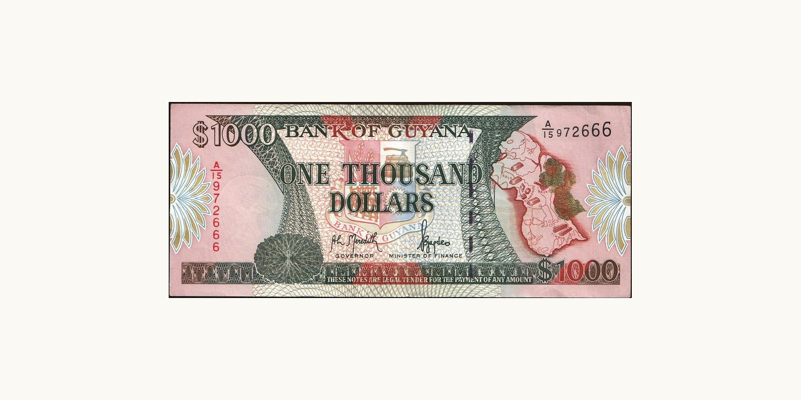1000 dollars 1996