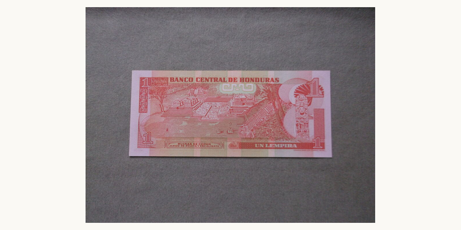 1 lempira Honduras 2006 — Back side