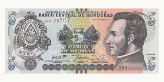 5 lempiras 2016