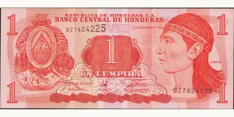1 lempira 1996