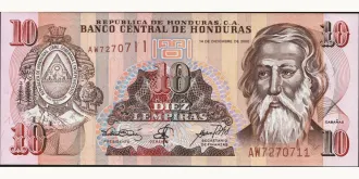 10 lempira 2000