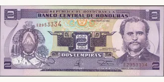 2 lempira 1994